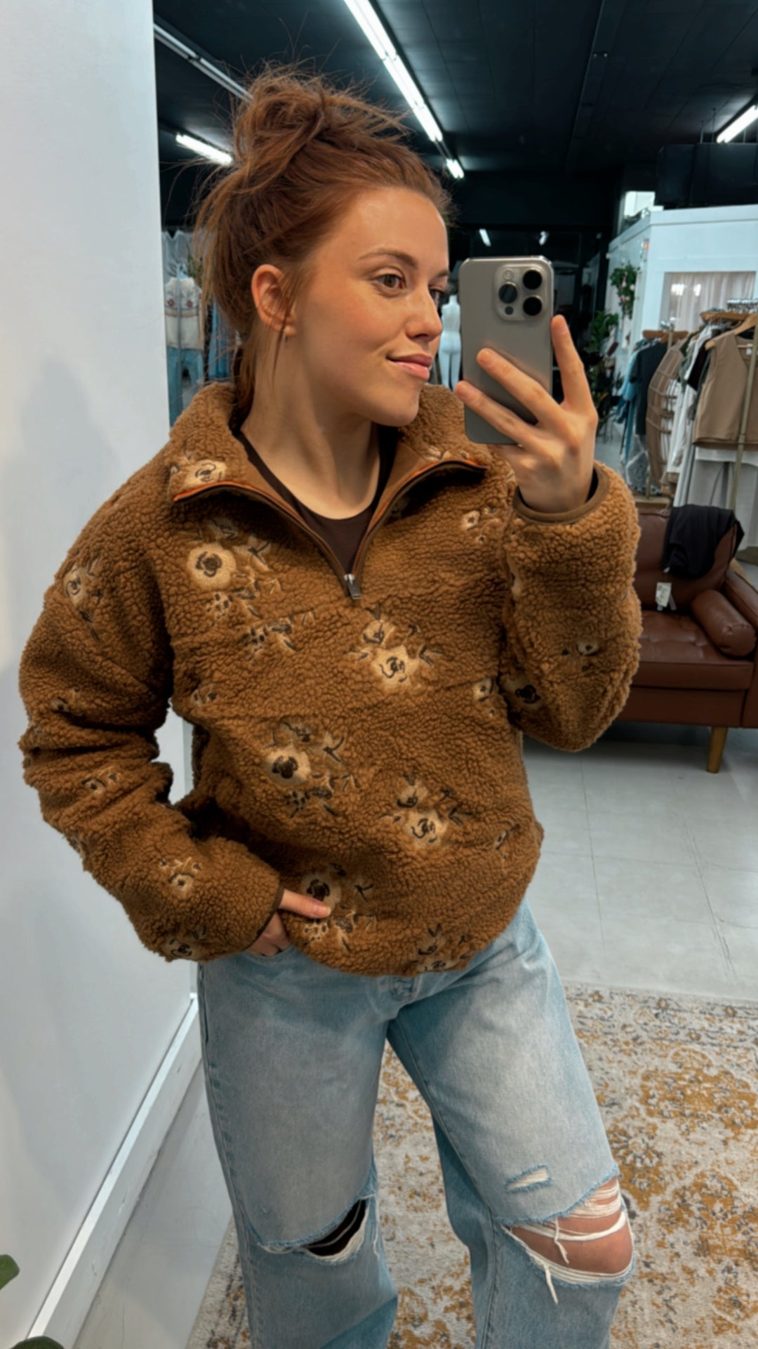 Poppy LS Mock Neck Anorak Jacket