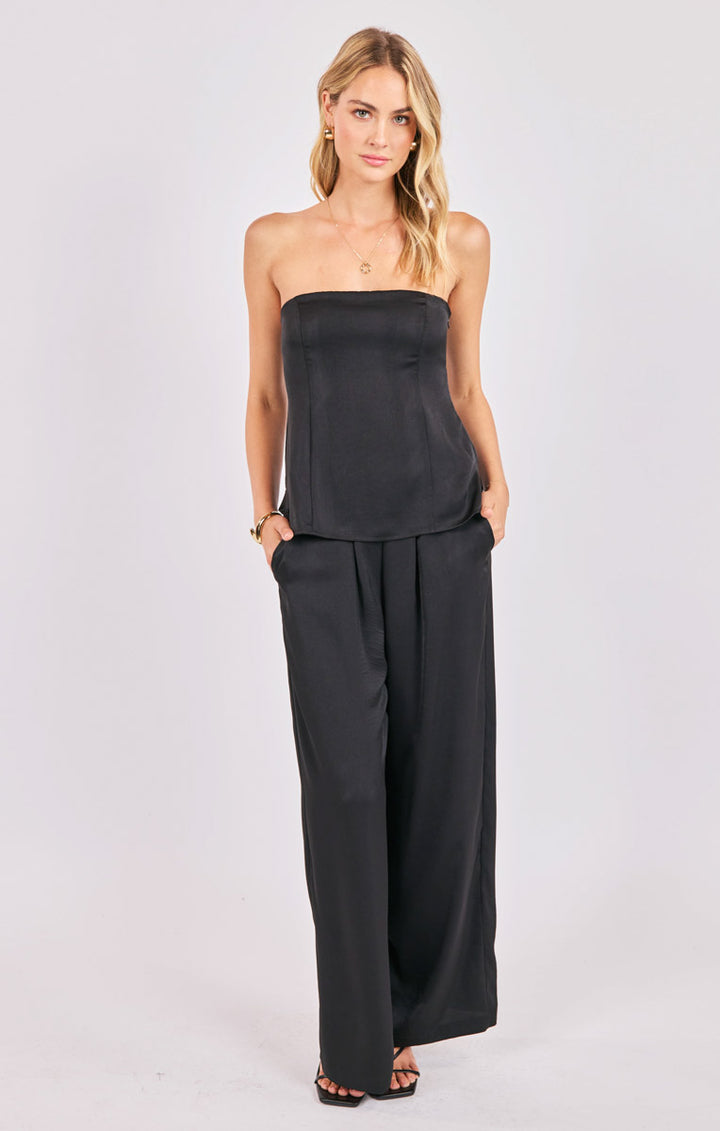 Romy Satin Tube Top