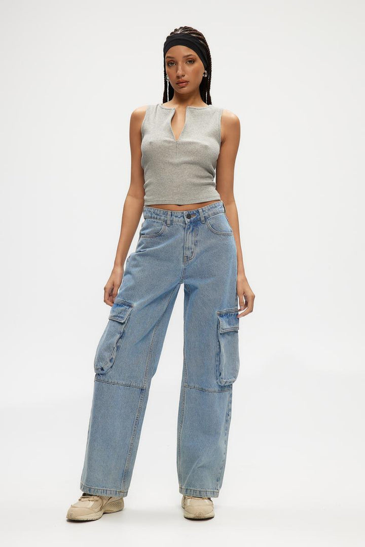Casey Invisible Zip Tank