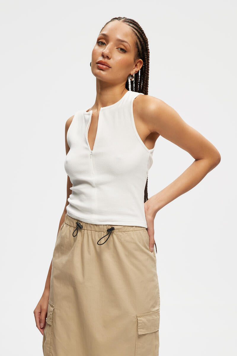 Casey Invisible Zip Tank