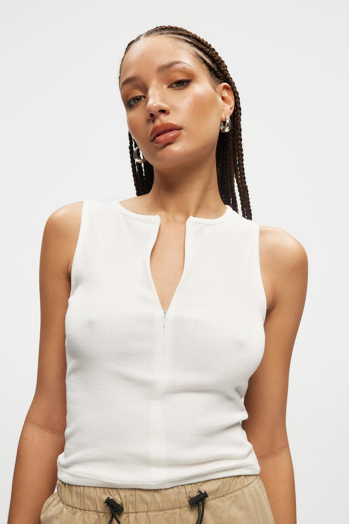 Casey Invisible Zip Tank