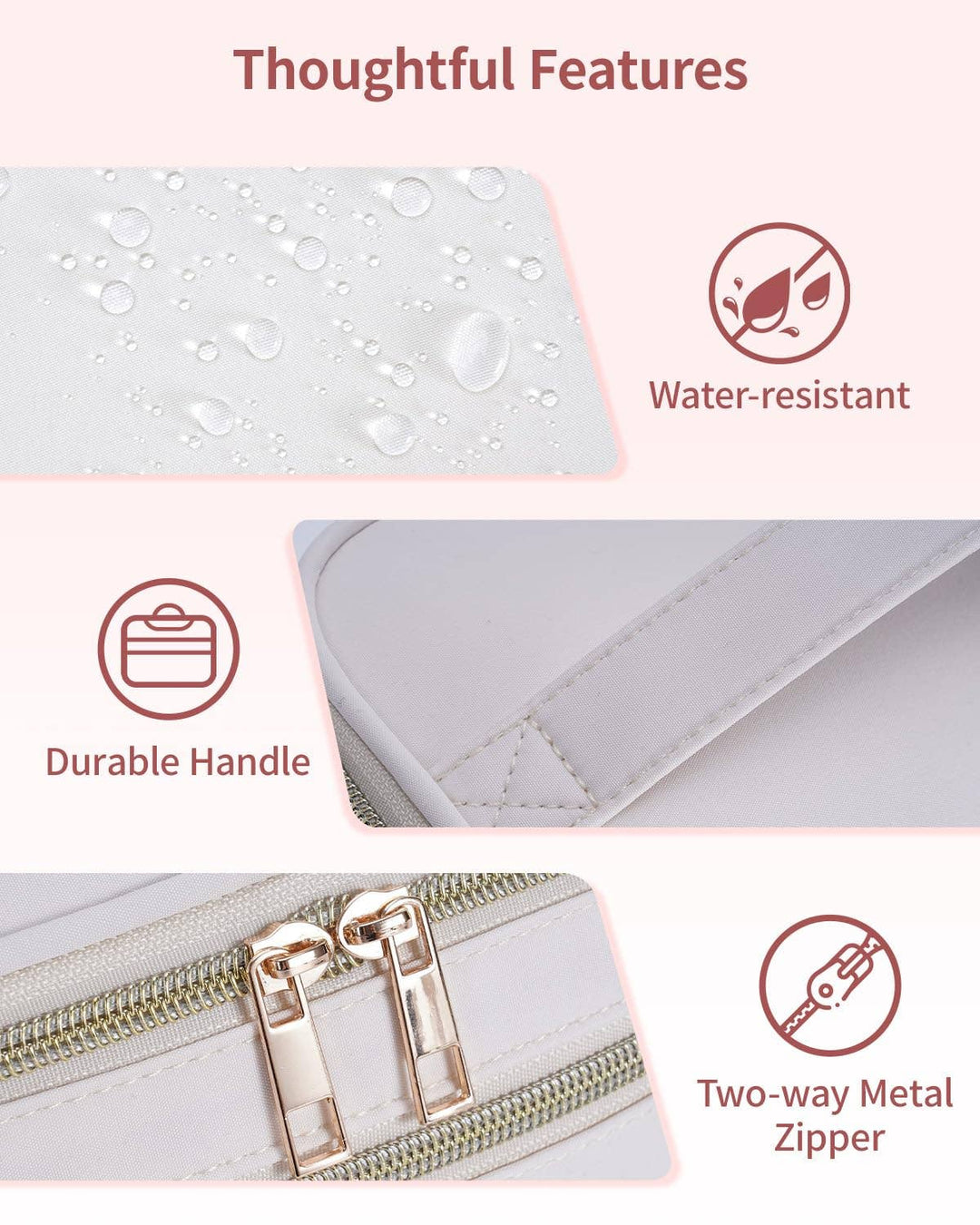 Medium Travel Cosmetic Bag