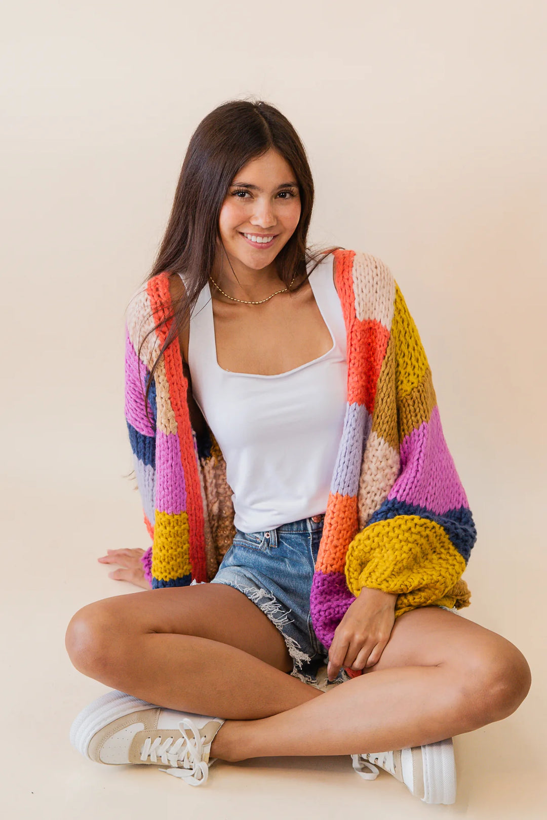 Electric Feels Handknit Cardigan
