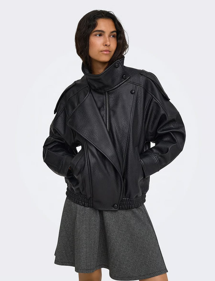 Vani Faux Leather Jacket