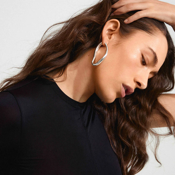 Dune Hoop Earrings - Large