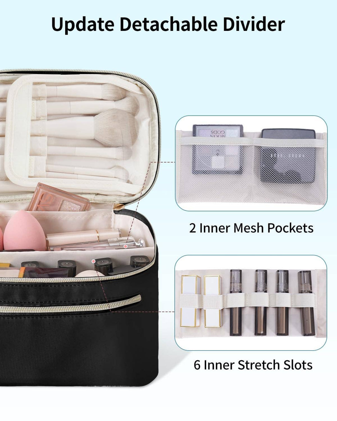 Medium Travel Cosmetic Bag
