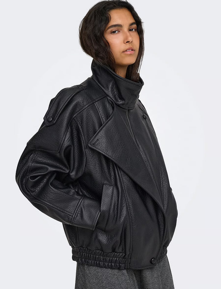 Vani Faux Leather Jacket
