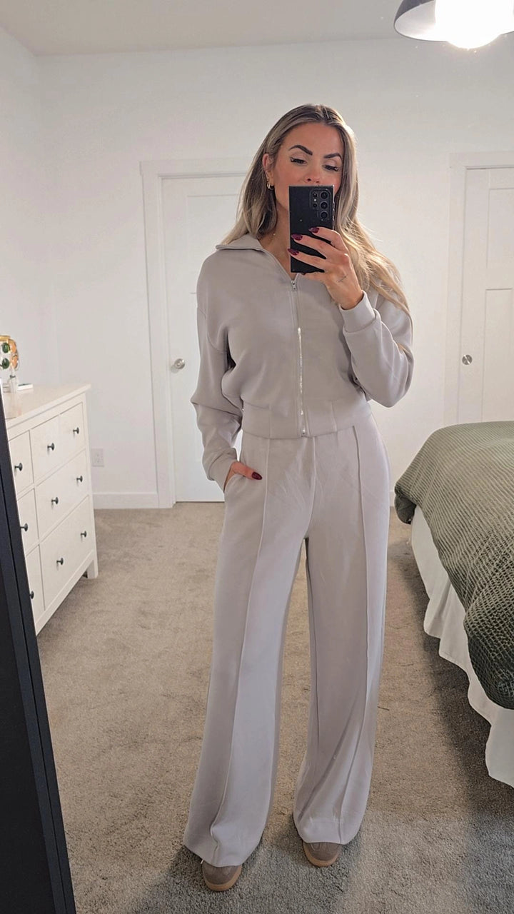 Phoebe Soft Knit Pinktuck Pant