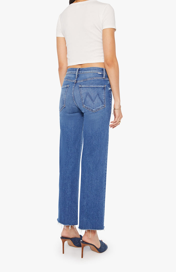 Mid Rise Rambler Zip Ankle Fray