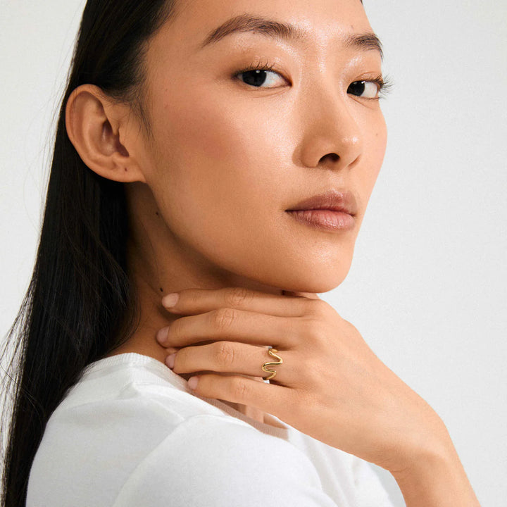 Lulu Stacking Ring- Gold