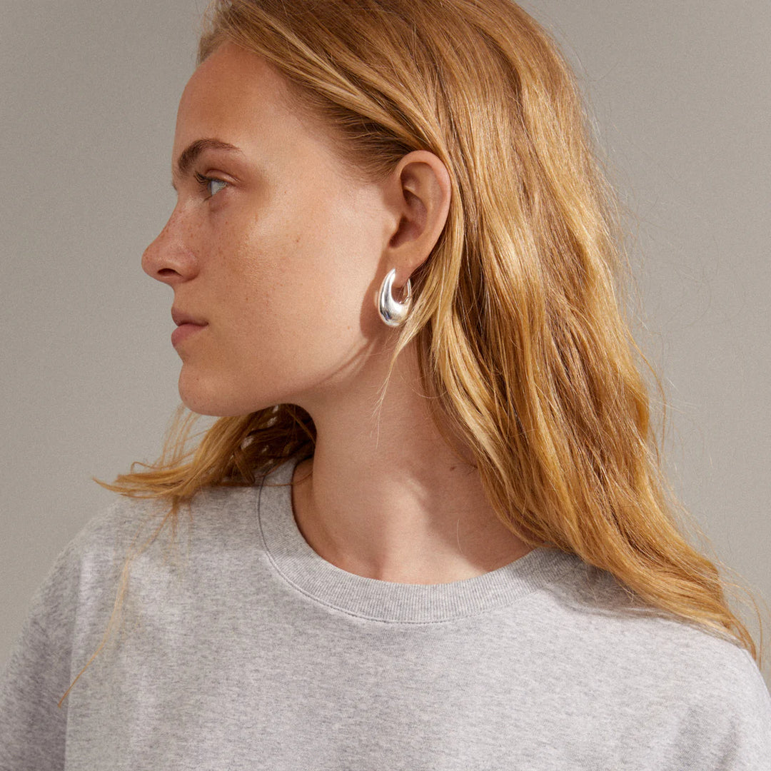 Autumn Chunky Hoop Earring