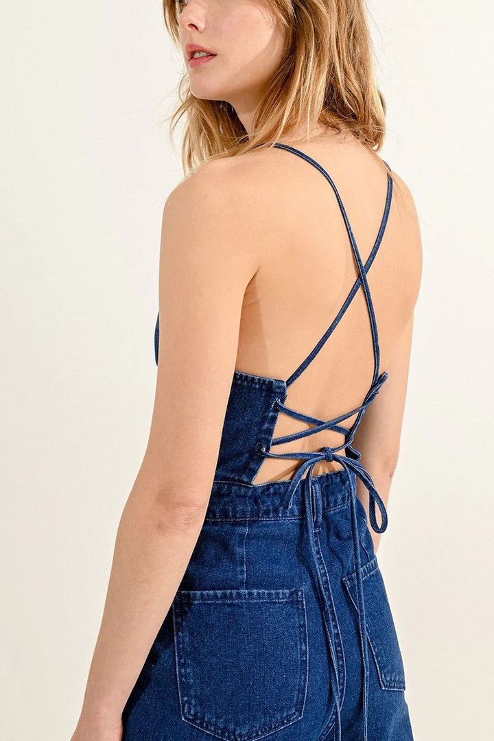 Lyla Denim Jumpsuit