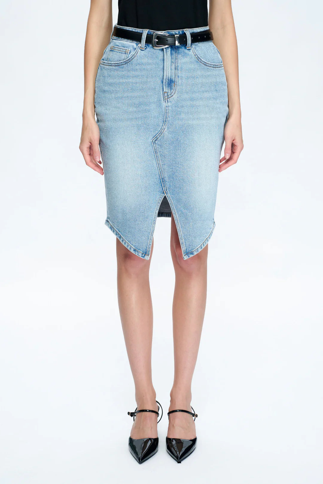 Tara Midi Slit Skirt