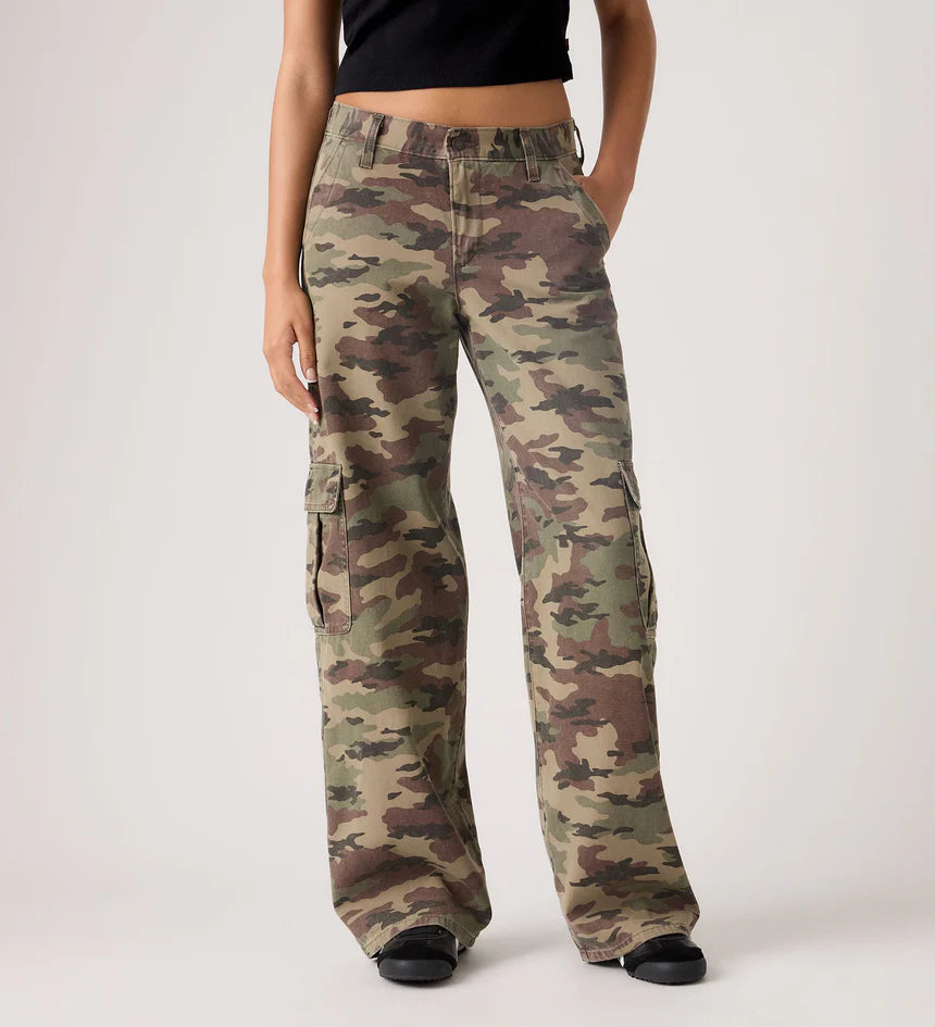 Super Low Loose Cargo - Camo Cove