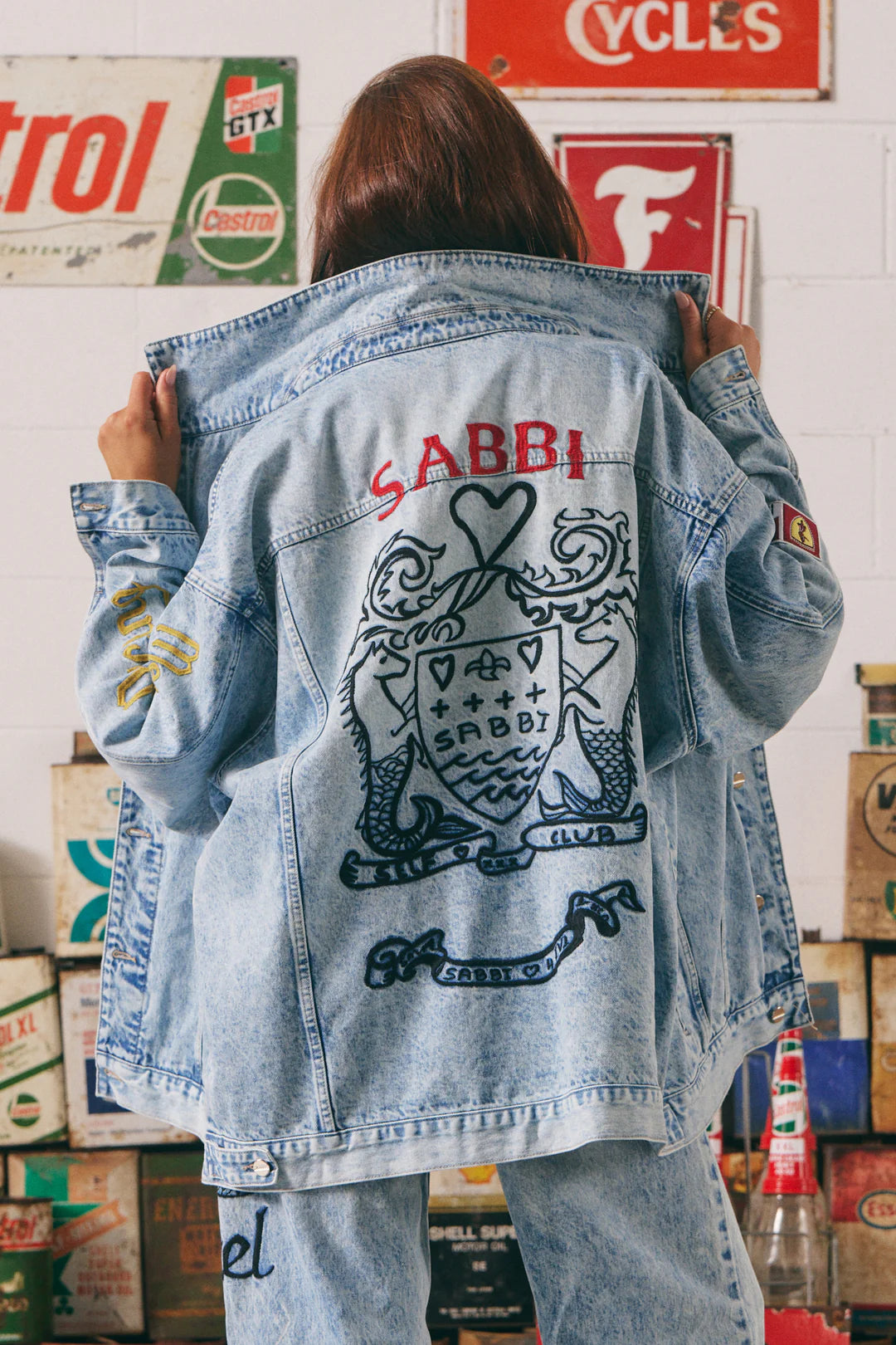 Mermaid Racing Denim Jacket