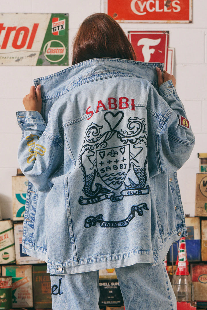 Mermaid Racing Denim Jacket