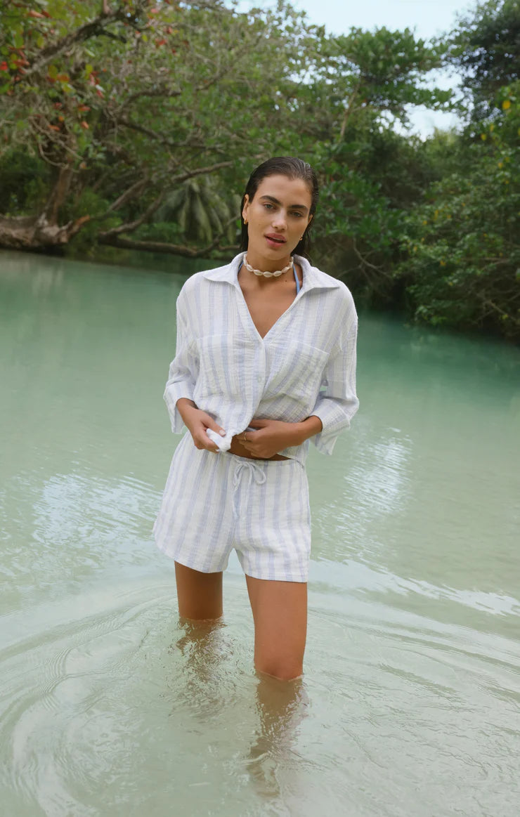 Daylight Striped Airy Short