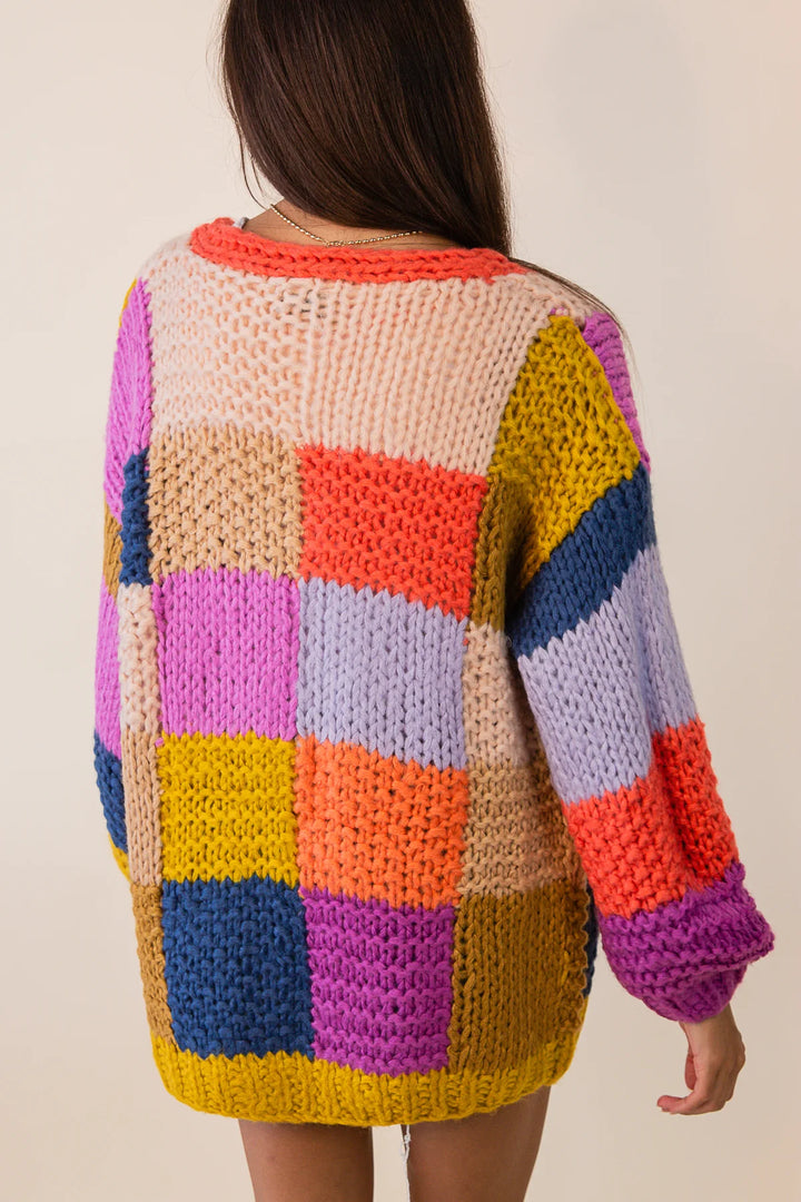 Electric Feels Handknit Cardigan