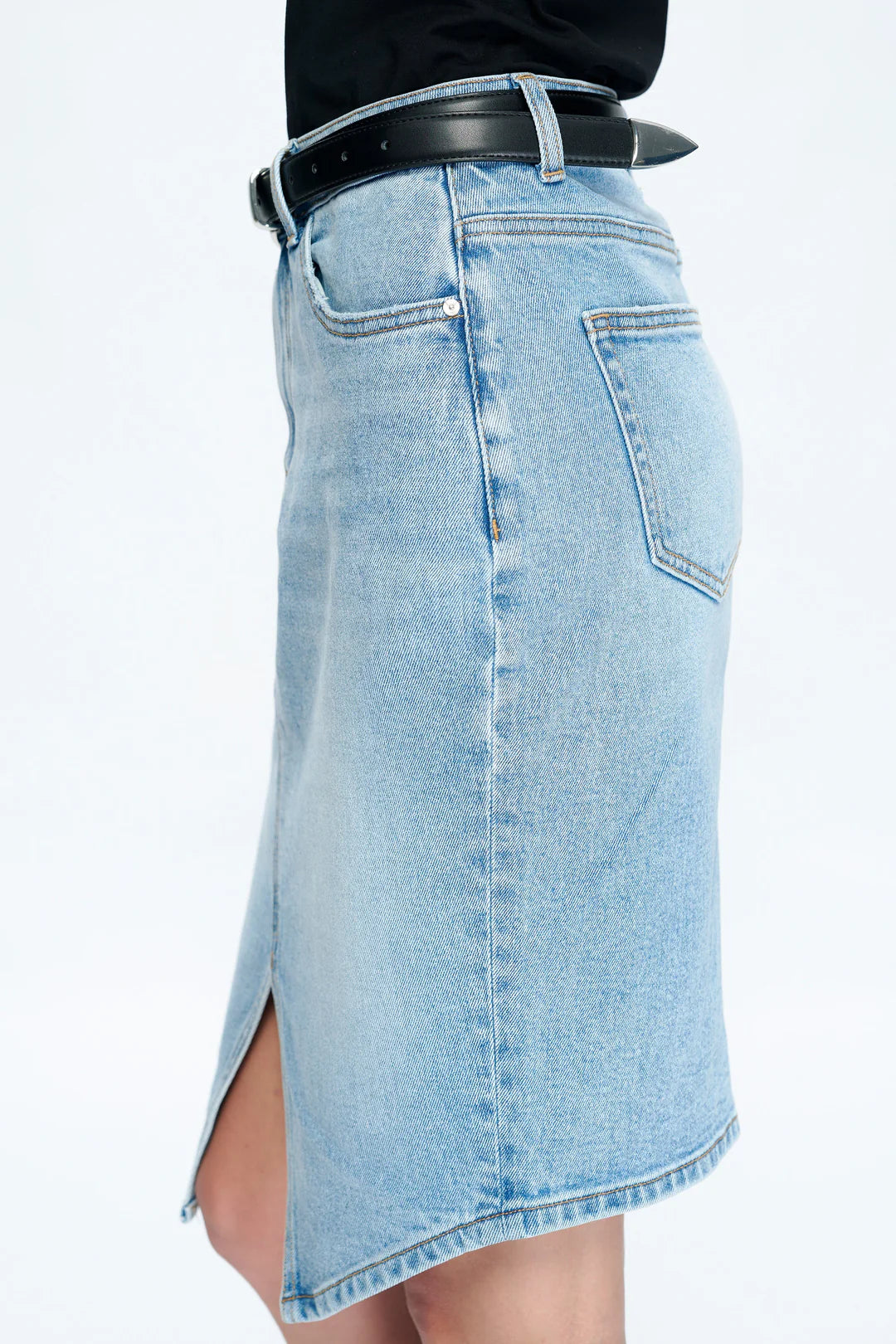 Tara Midi Slit Skirt