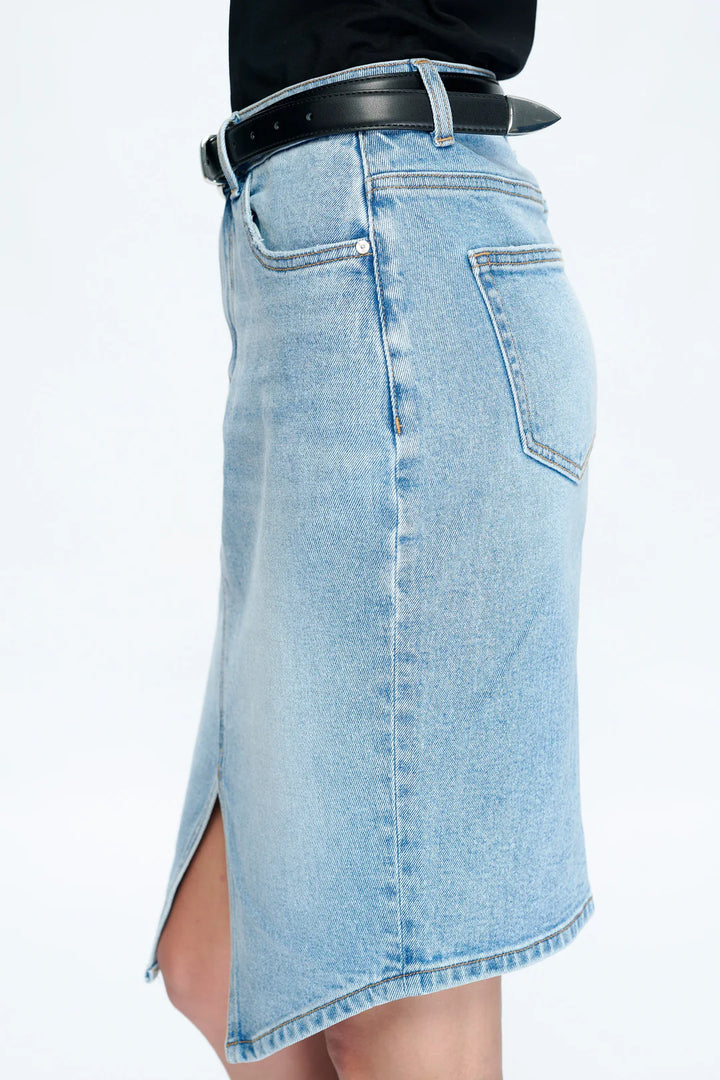 Tara Midi Slit Skirt