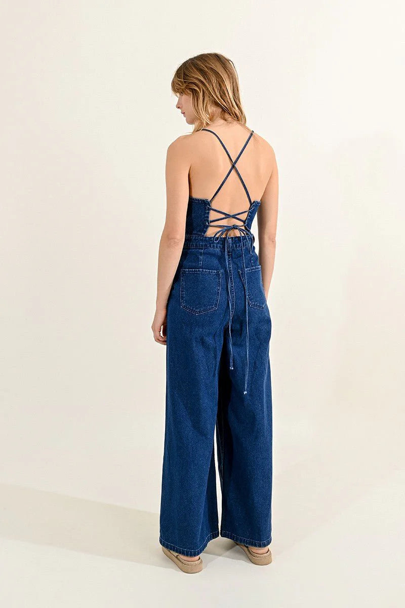 Lyla Denim Jumpsuit
