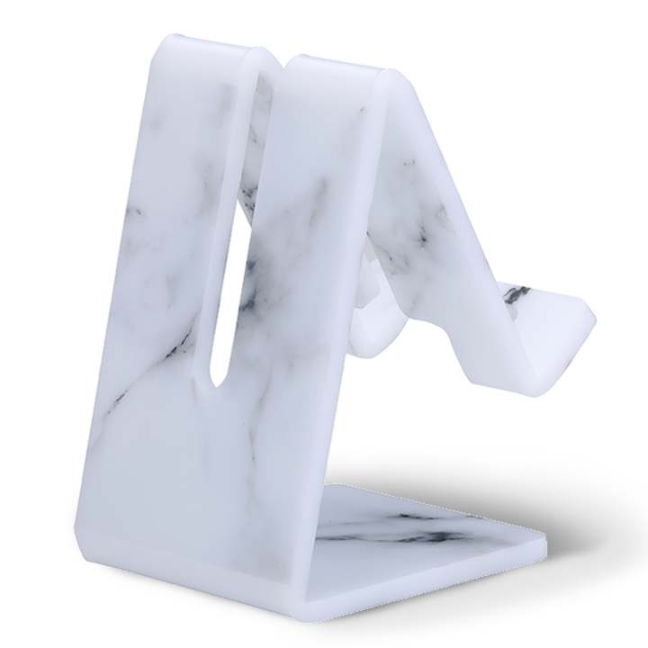 Acrylic Phone Stand - Misty Marble