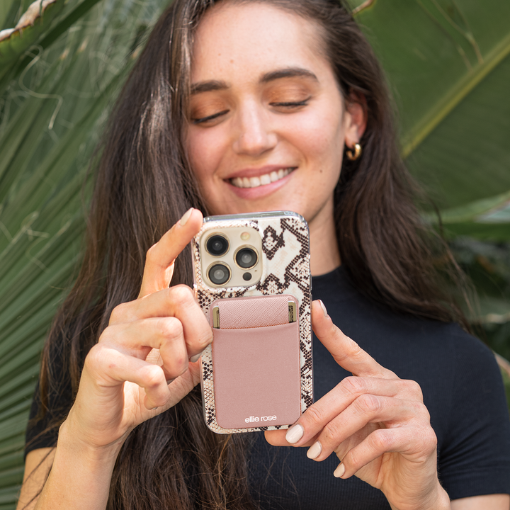 Stick-On Phone Pocket (Blush)