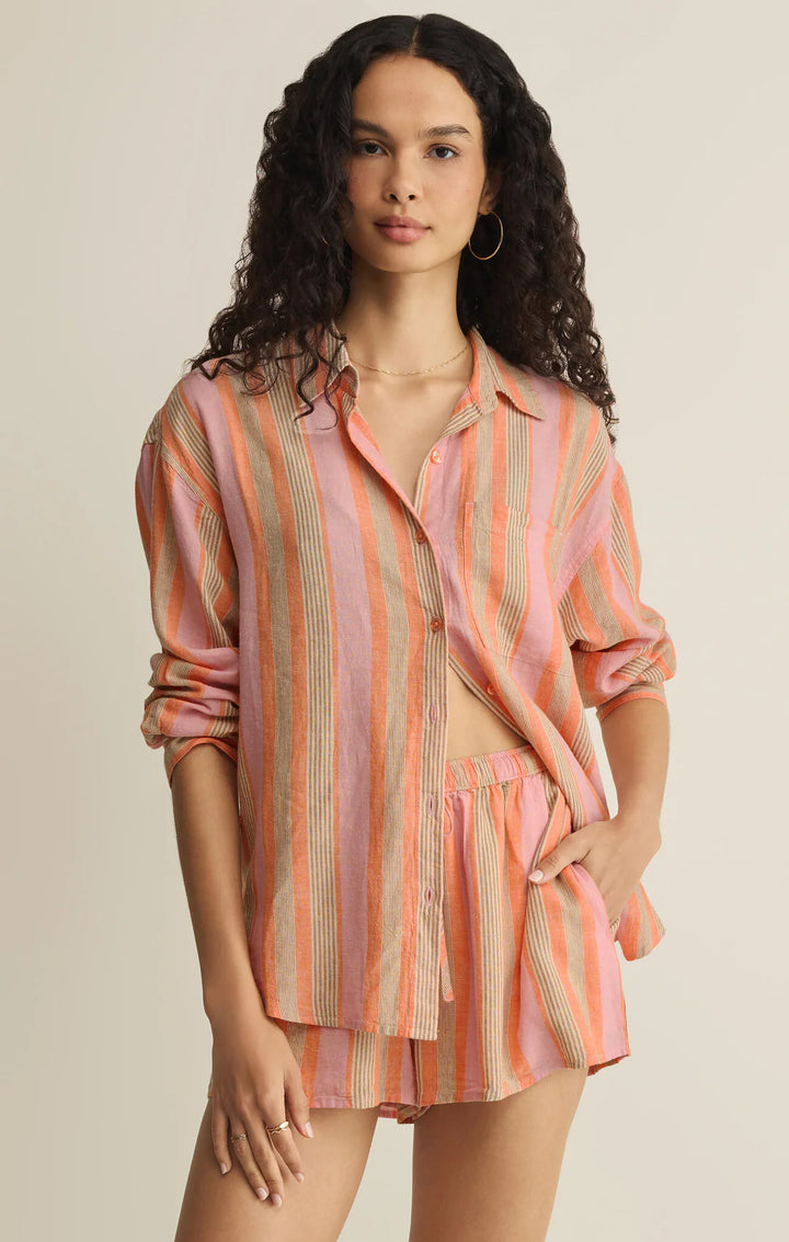 Perfect Striped Button Down