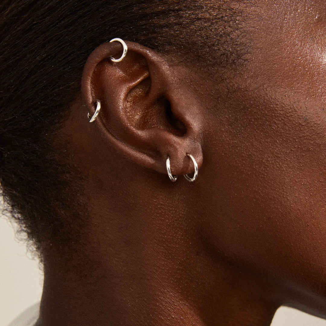 Leaf 2-in-1 Hoop Earrings