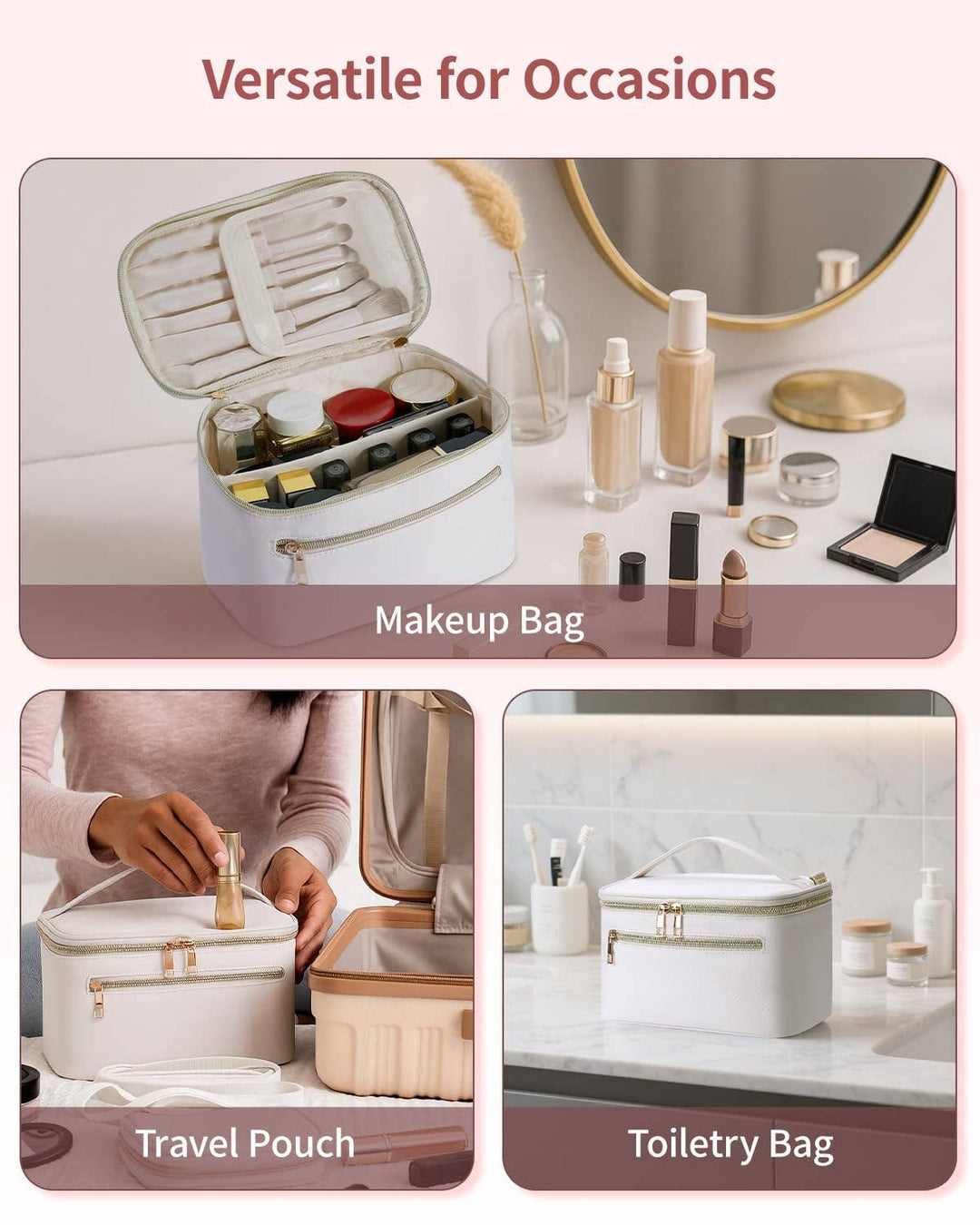 Medium Travel Cosmetic Bag