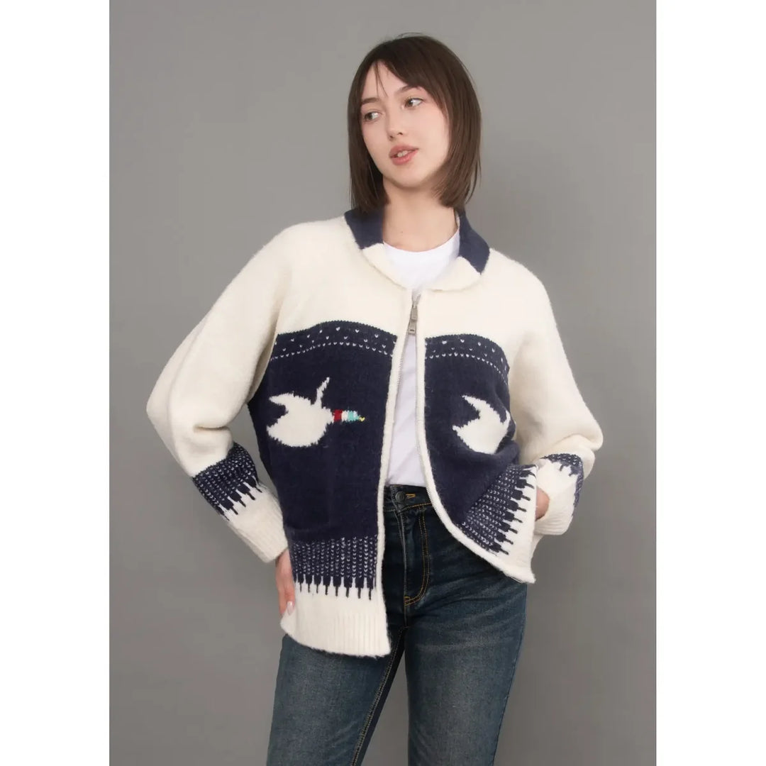 Taji Raglan Shawl Neck Cardigan