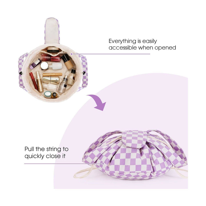 Large Drawstring Cosmetic Bag