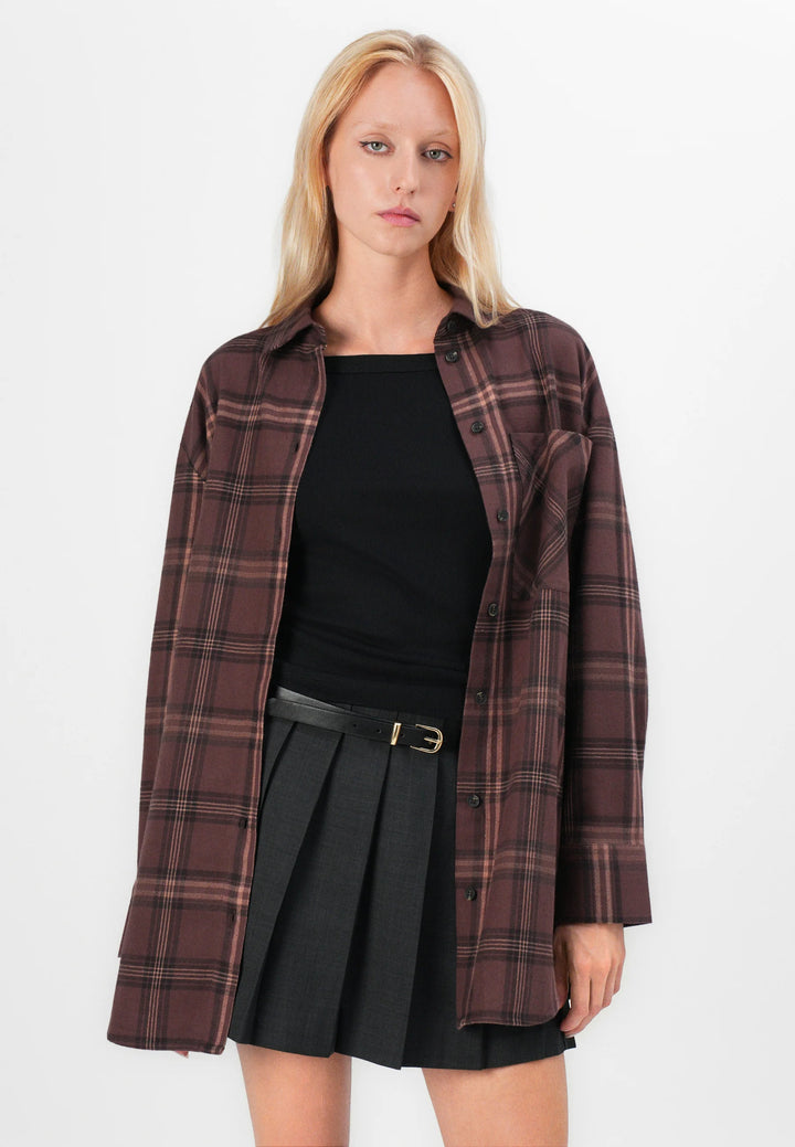 Juliana Loose Check Shirt