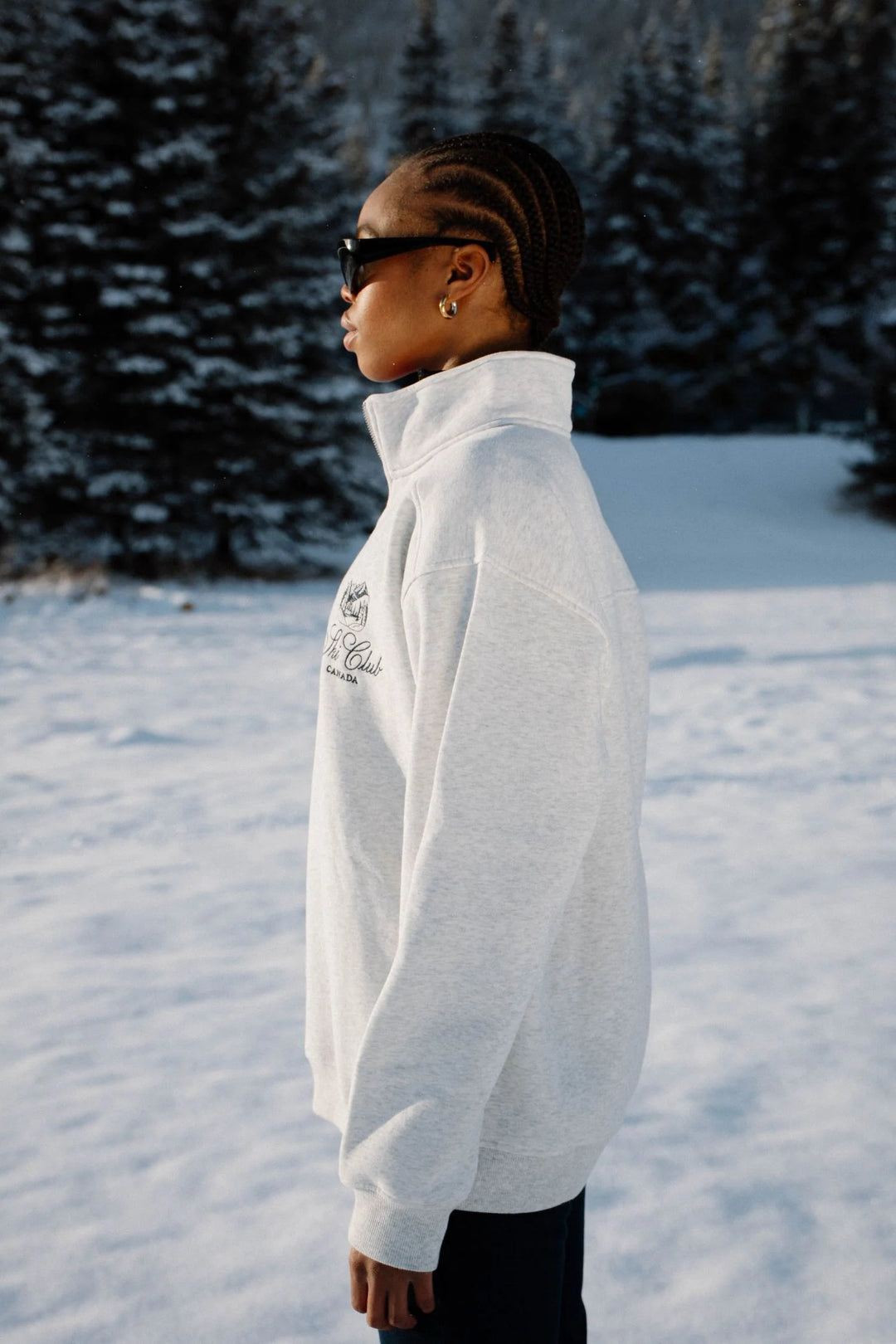 Ski Club Zip Sweater