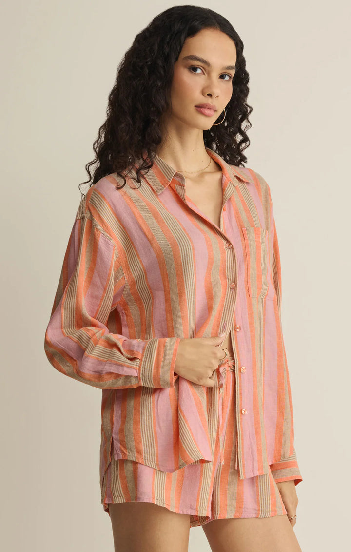 Perfect Striped Button Down