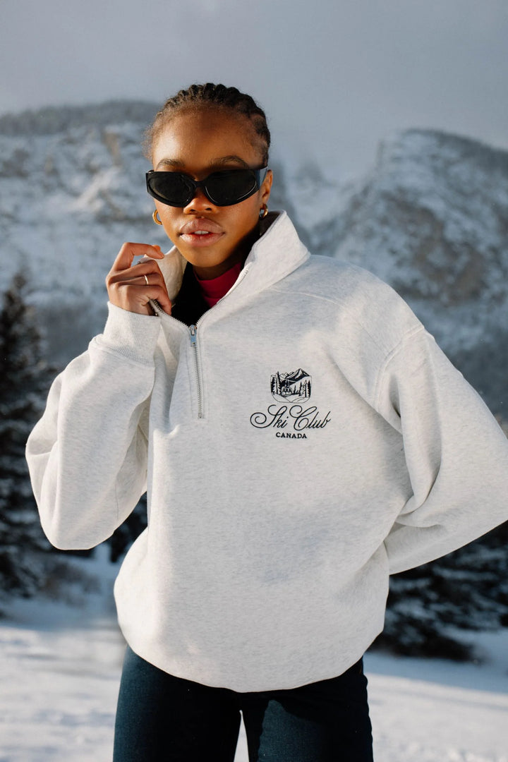 Ski Club Zip Sweater