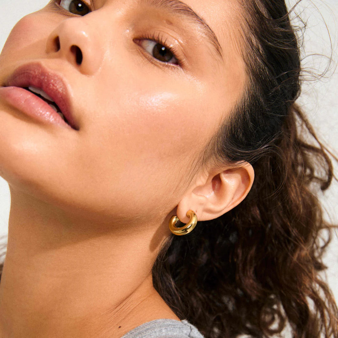 Phase Hoop Earrings- Small
