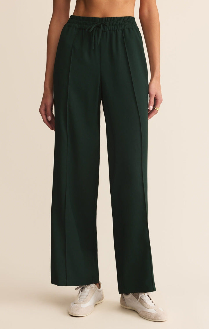 Saunder Track Pant- Garland Green
