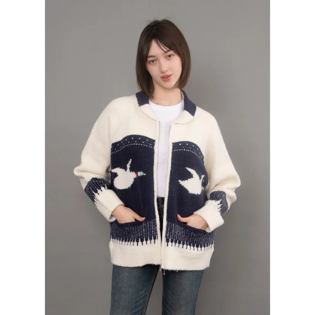 Taji Raglan Shawl Neck Cardigan