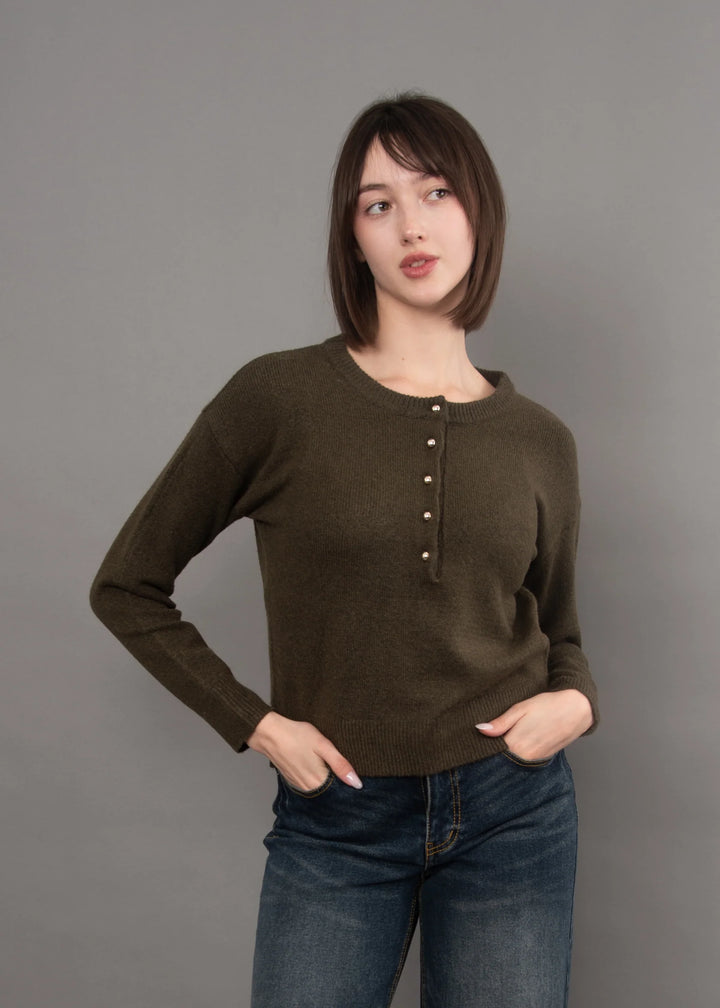 Nisha Henley Pullover