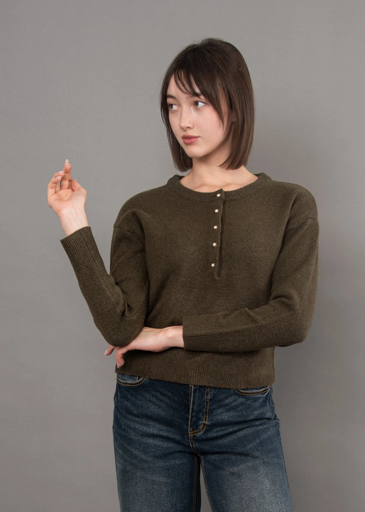 Nisha Henley Pullover
