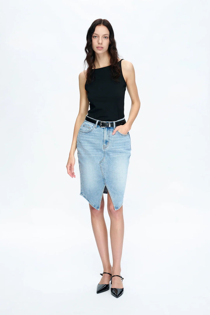 Tara Midi Slit Skirt