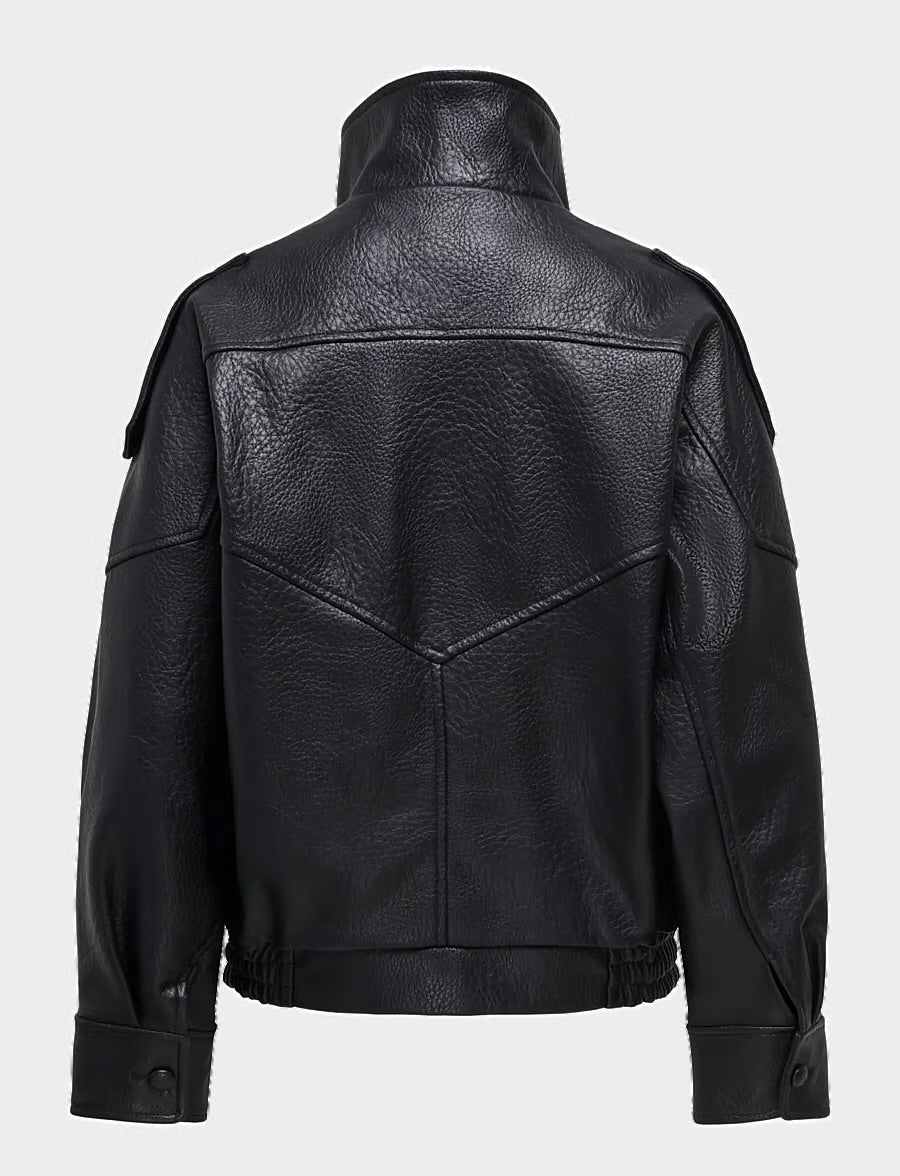 Vani Faux Leather Jacket