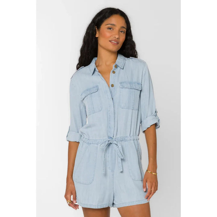 Luba Roll Sleeve Romper