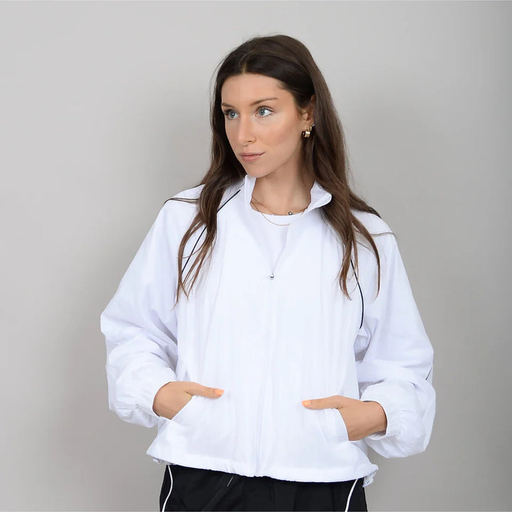Winzy Mock Zip Up Windbreaker