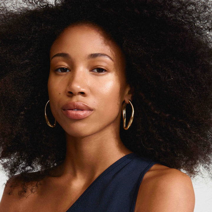 Dune Hoop Earrings - Large
