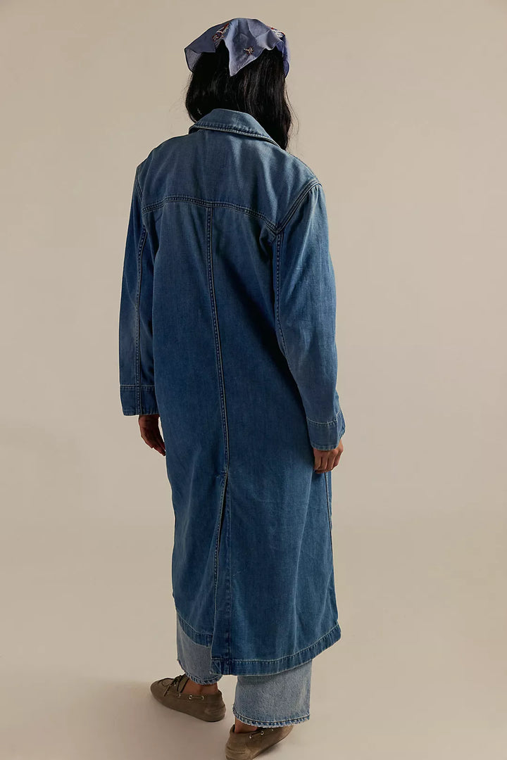 Monique Indigo Duster Coat