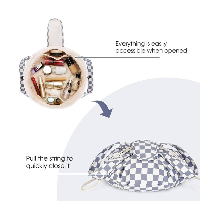 Large Drawstring Cosmetic Bag