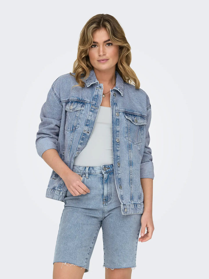 Ocean Oversized Denim Jacket