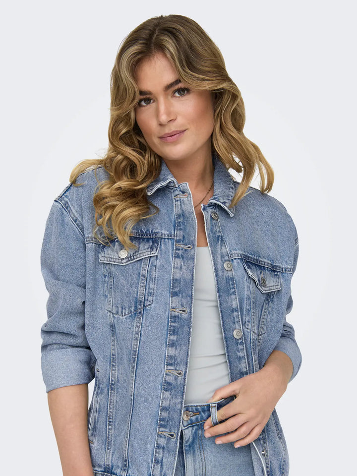Ocean Oversized Denim Jacket